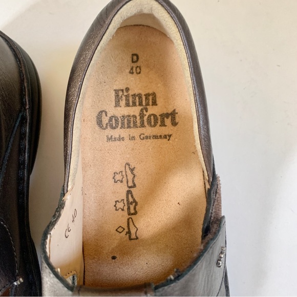 Finn Comfort Shoes Nashville Bronze Leather Closed Round Toe Sz 40 (US 9.5) - Picture 5 of 6